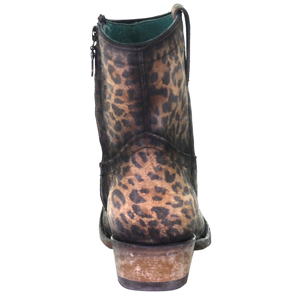 Cheetah Snip Toe Cowboy Booties - SundialCheetah Snip Toe Cowboy Booties