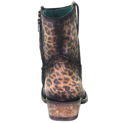 Cheetah Snip Toe Cowboy Booties - SundialCheetah Snip Toe Cowboy Booties