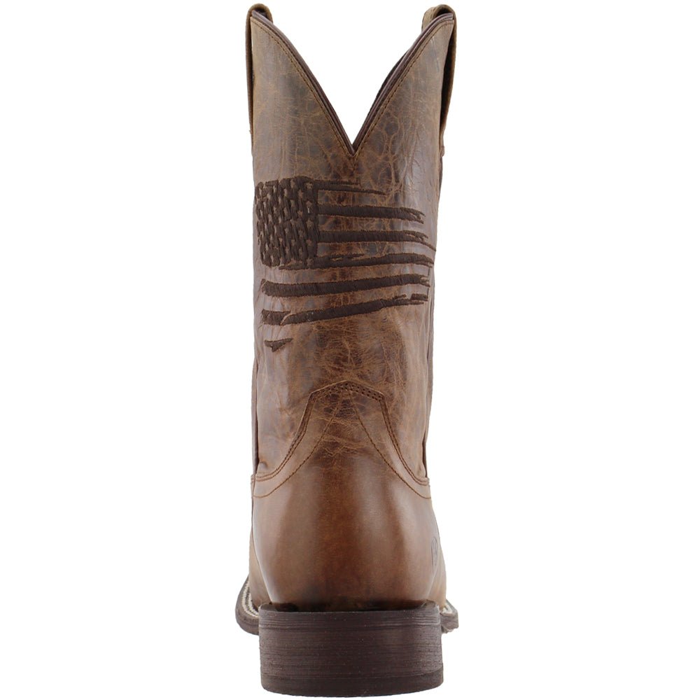 Circuit Patriot Square Toe Pull On Cowboy Boots - SundialCircuit Patriot Square Toe Pull On Cowboy Boots