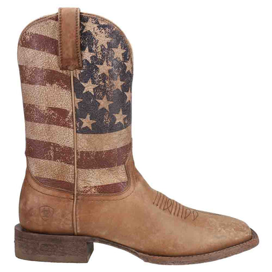 Circuit Proud Patriotic Square Toe Pull On Cowboy Boots - SundialCircuit Proud Patriotic Square Toe Pull On Cowboy Boots
