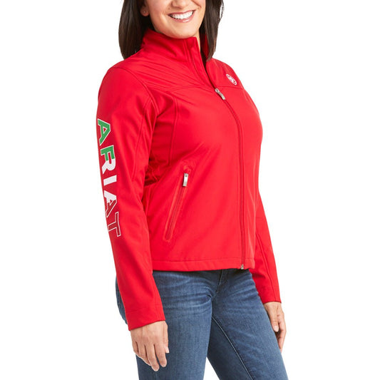 Classic Team Softshell Mexico Full Zip Jacket - SundialClassic Team Softshell Mexico Full Zip Jacket