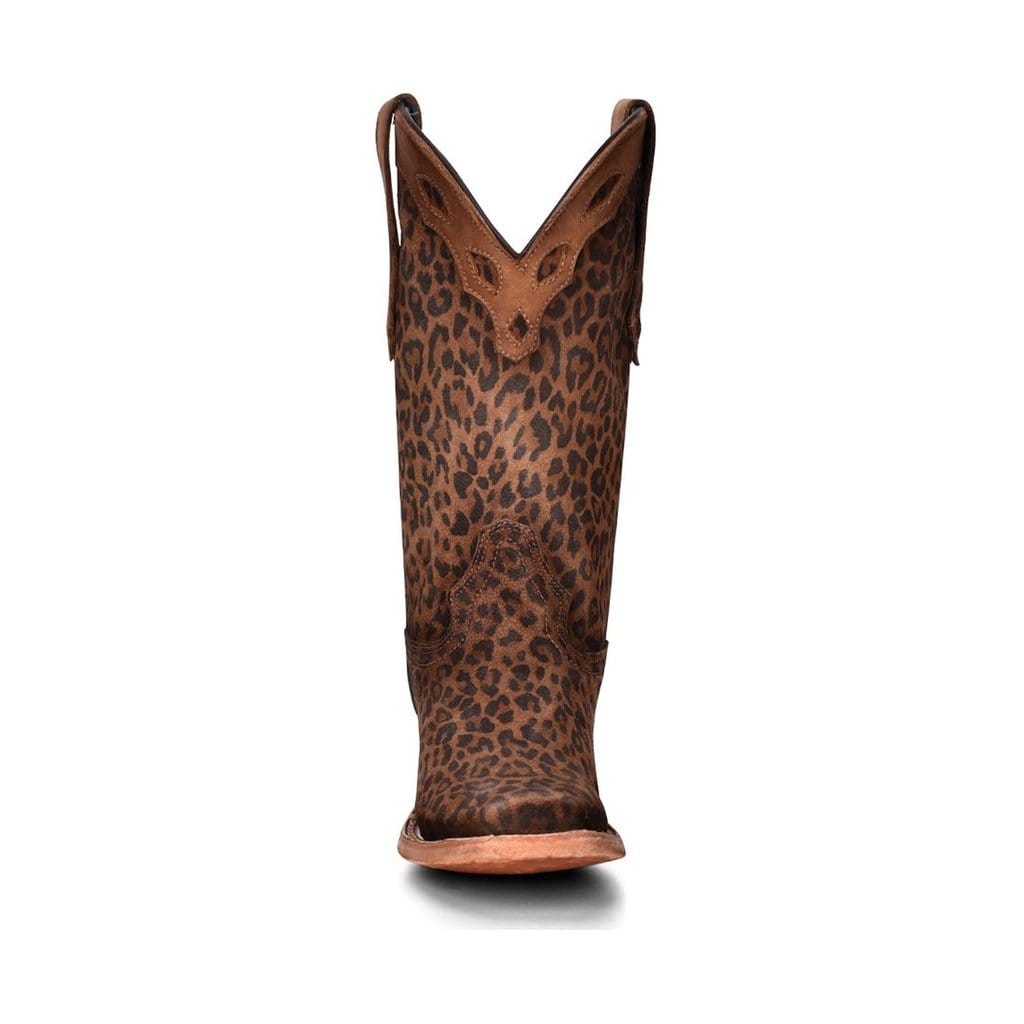 Corral Women's Leopard Print w/ Overlay Collar Western Boots C3788