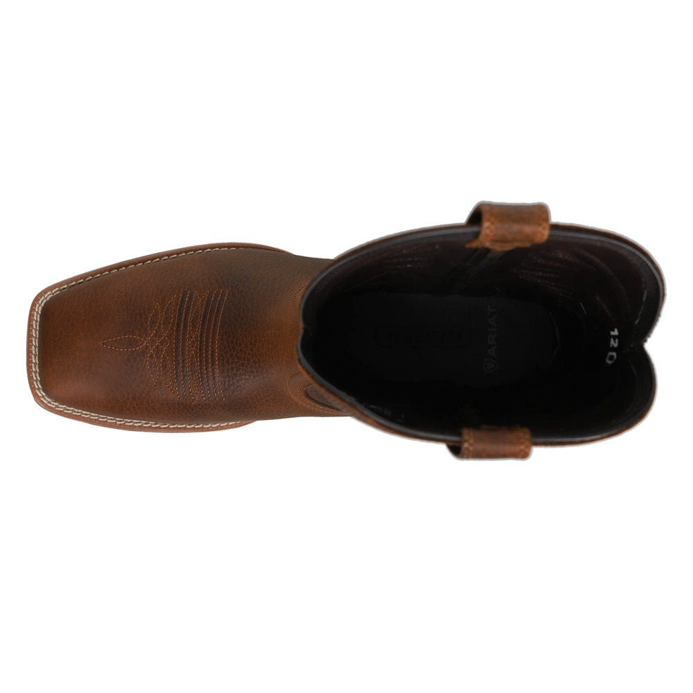 Cowpuncher Venttek Embroidered Tool - Inlayed Square Toe Pull On Cowboy Boots - SundialCowpuncher Venttek Embroidered Tool - Inlayed Square Toe Pull On Cowboy Boots