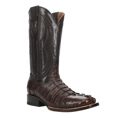 Dakota Hornback Caiman Square Toe Cowboy Boots - SundialDakota Hornback Caiman Square Toe Cowboy Boots
