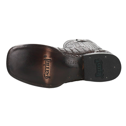 Dakota Hornback Caiman Square Toe Cowboy Boots - SundialDakota Hornback Caiman Square Toe Cowboy Boots