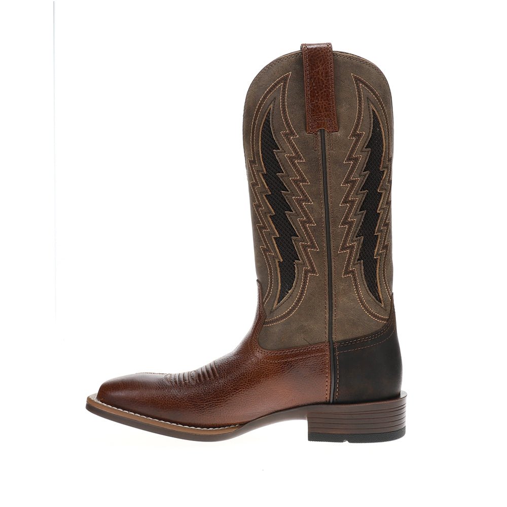 Dakota VentTEK Embroidered Square Toe Pull On Cowboy Boots - SundialDakota VentTEK Embroidered Square Toe Pull On Cowboy Boots