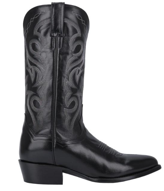 Dan Post Men's Milwaukee Black Leather Cowboy Boots DP2110R