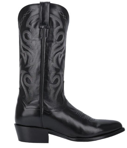 Dan Post Men's Milwaukee Black Leather Cowboy Boots DP2110R