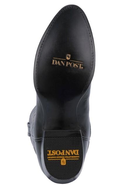 Dan Post Men's Milwaukee Black Leather Cowboy Boots DP2110R