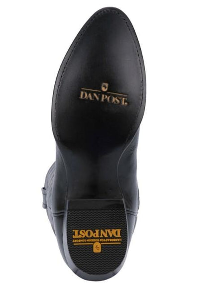 Dan Post Men's Milwaukee Black Leather Cowboy Boots DP2110R