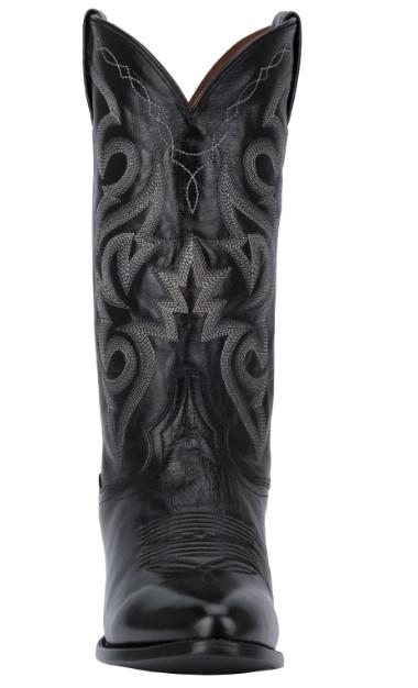 Dan Post Men's Milwaukee Black Leather Cowboy Boots DP2110R