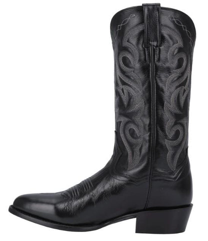 Dan Post Men's Milwaukee Black Leather Cowboy Boots DP2110R
