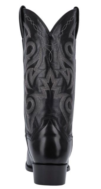 Dan Post Men's Milwaukee Black Leather Cowboy Boots DP2110R
