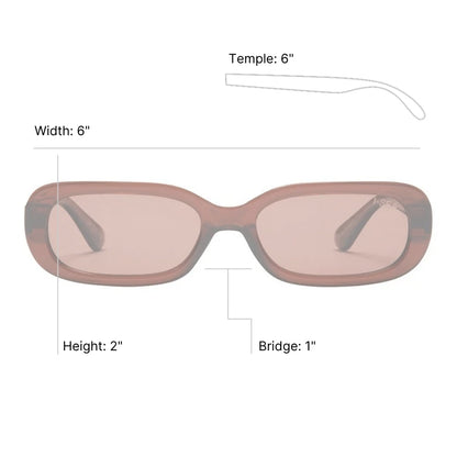 Del Rey Rectangular Sunglasses