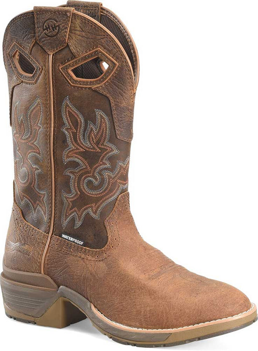 Double-H Boots Men's 12"" Waterproof Dark Brown – product image