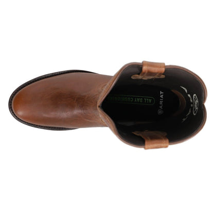 Downtown Embroidered Round Toe Pull On Roper Boots - SundialDowntown Embroidered Round Toe Pull On Roper Boots