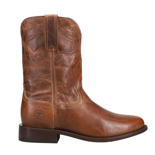 Downtown Embroidered Round Toe Pull On Roper Boots - SundialDowntown Embroidered Round Toe Pull On Roper Boots
