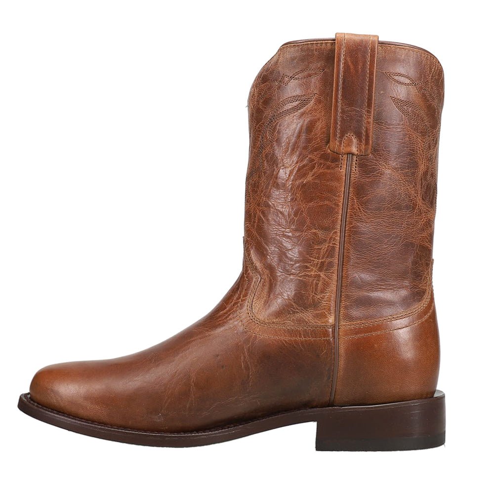 Downtown Embroidered Round Toe Pull On Roper Boots - SundialDowntown Embroidered Round Toe Pull On Roper Boots