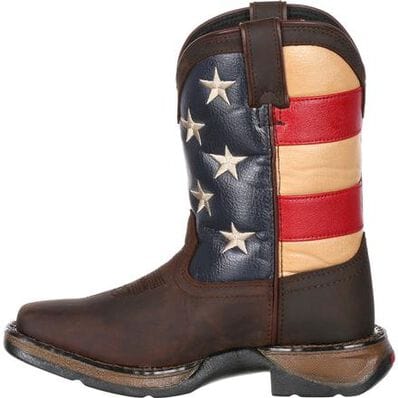 Durango Big Kids Lil' Rebel American Flag Western Boots DBT0160