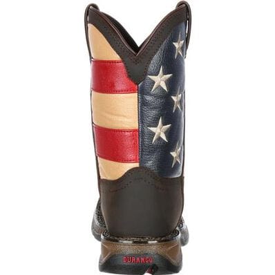 Durango Big Kids Lil' Rebel American Flag Western Boots DBT0160