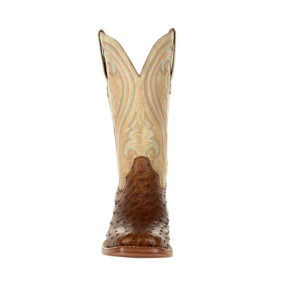Durango Women's Premium Sunset Wheat Exotic Full Quill Ostrich Western Boots DRD0388