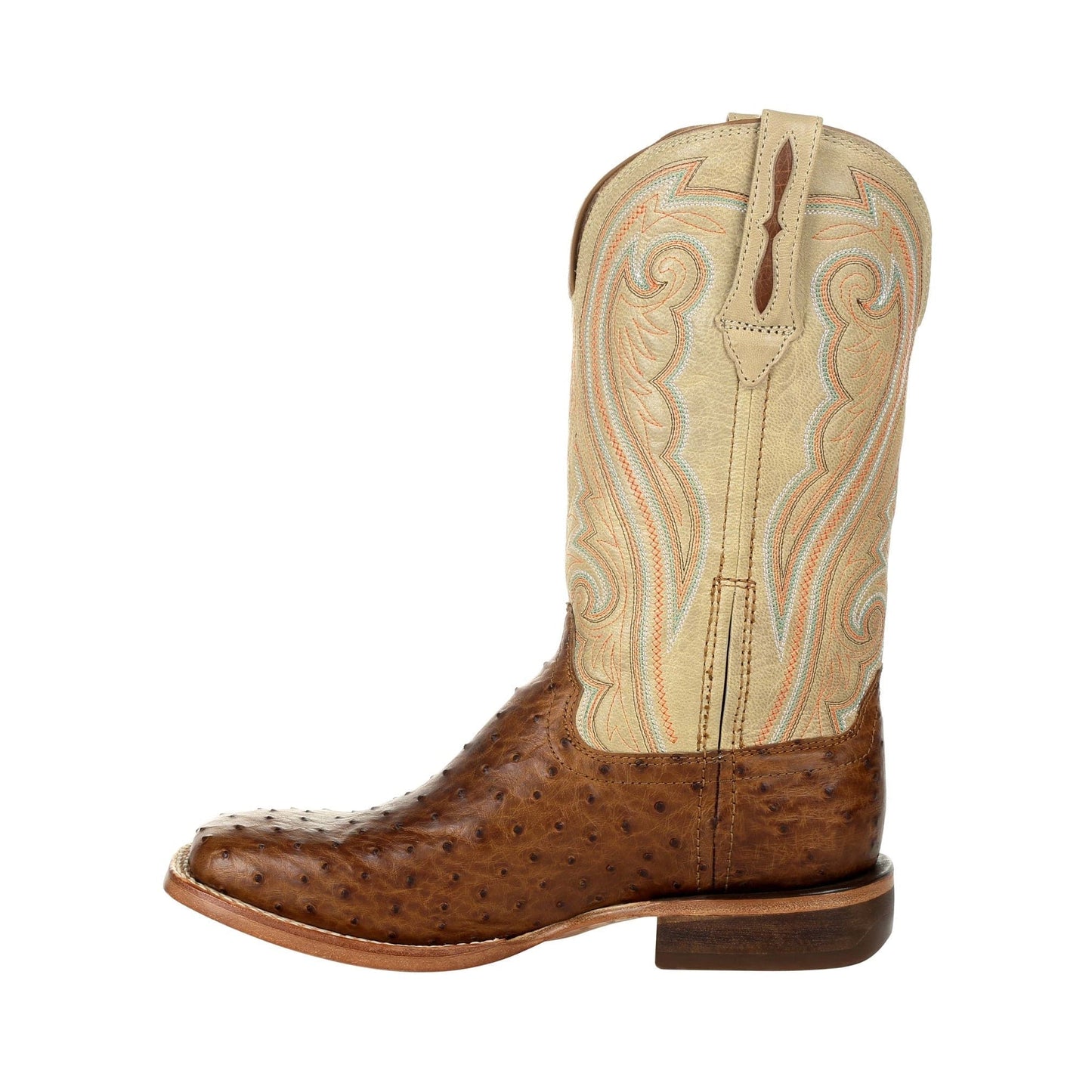 Durango Women's Premium Sunset Wheat Exotic Full Quill Ostrich Western Boots DRD0388