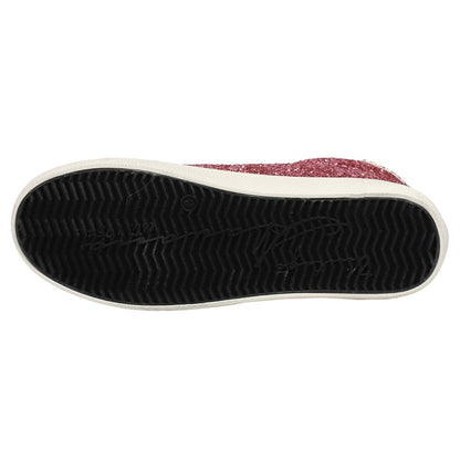 Flair Glitter Cow Print Slip On Sneakers - SundialFlair Glitter Cow Print Slip On Sneakers