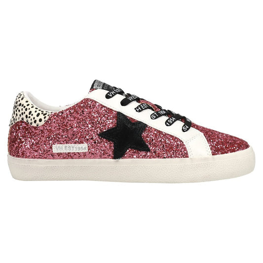 Flair Glitter Cow Print Slip On Sneakers - SundialFlair Glitter Cow Print Slip On Sneakers