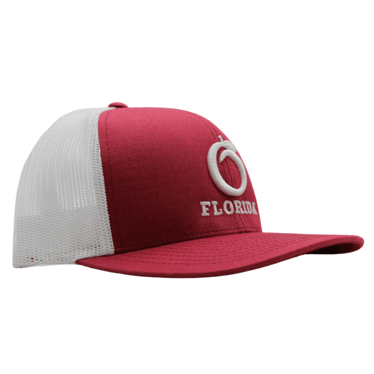 Florida Heritage Men's The Ridge Trucker Red/White Ball Cap