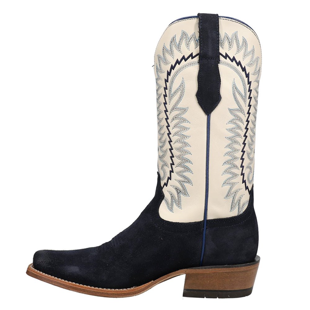 Futurity Time Elephant Embroidered Square Toe Pull On Cowboy Boots - SundialFuturity Time Elephant Embroidered Square Toe Pull On Cowboy Boots