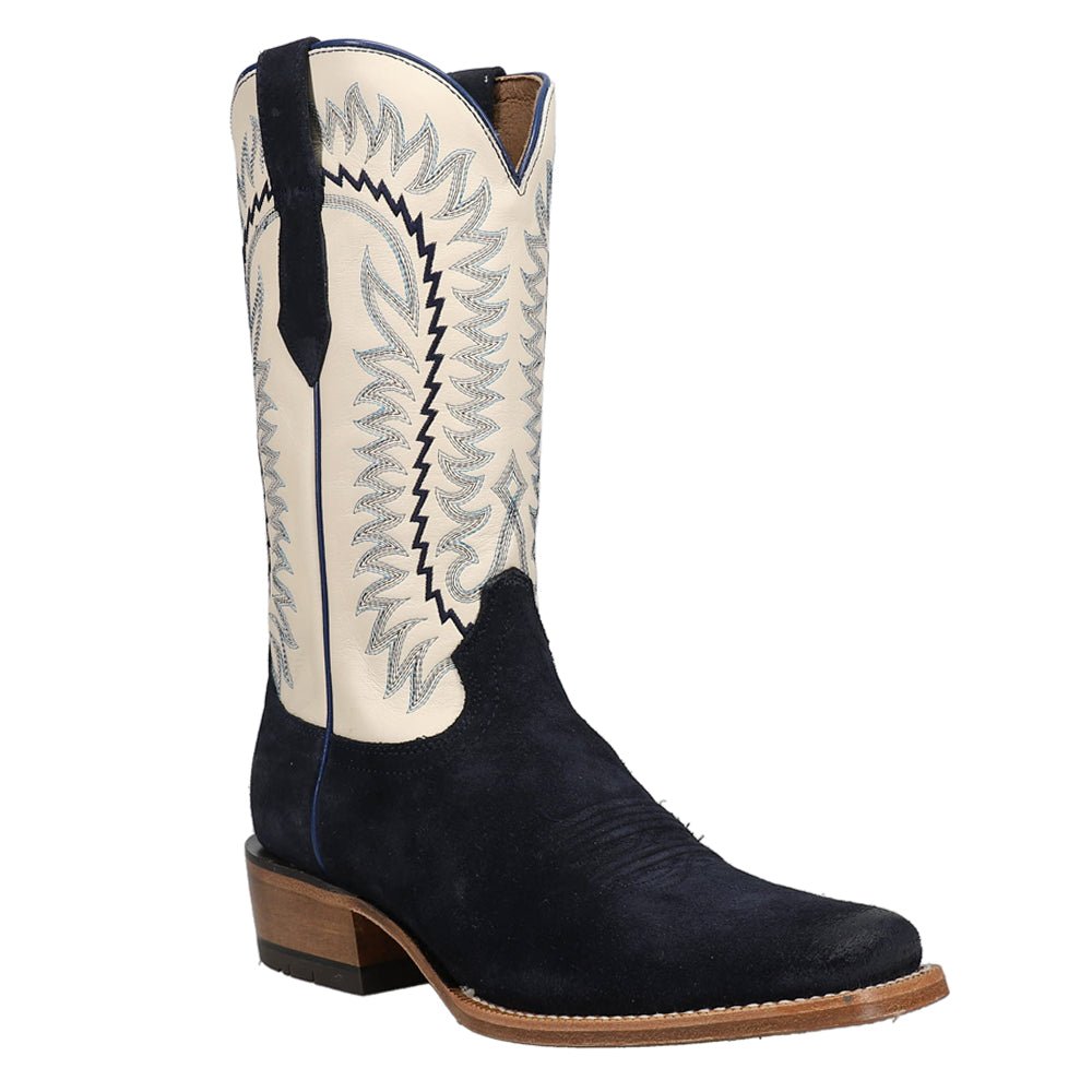 Futurity Time Elephant Embroidered Square Toe Pull On Cowboy Boots - SundialFuturity Time Elephant Embroidered Square Toe Pull On Cowboy Boots