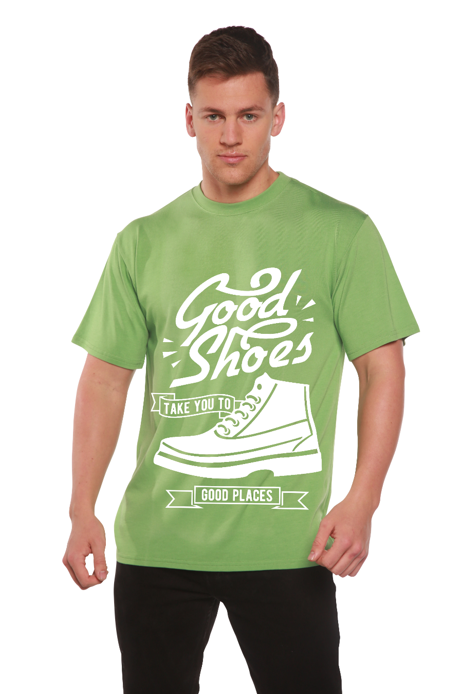 Good Shoes Men's Bamboo Viscose/Organic Cotton Short Sleeve Graphic T-Shirt