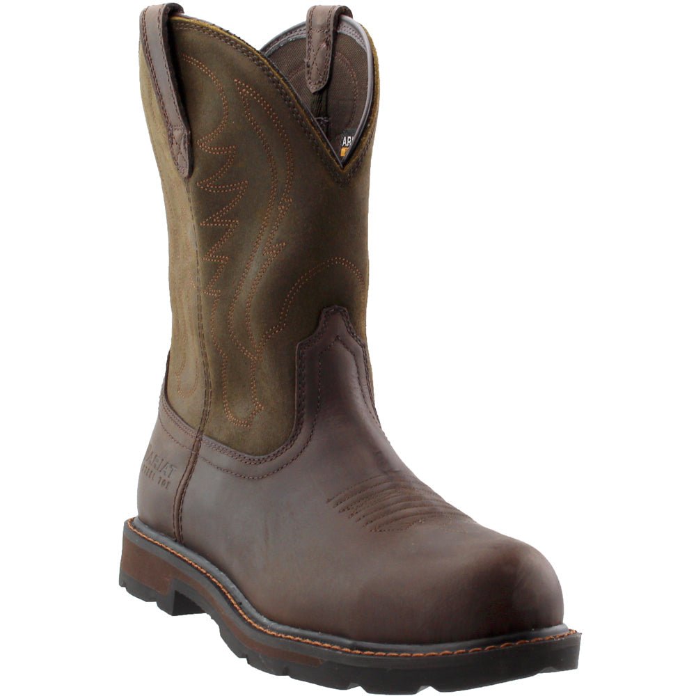 Groundbreaker 10 Inch Waterproof Pull On Work Boots - SundialGroundbreaker 10 Inch Waterproof Pull On Work Boots