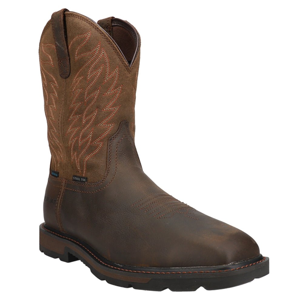 Groundbreaker 10 Inch Waterproof Wide Steel Toe Work Boots - SundialGroundbreaker 10 Inch Waterproof Wide Steel Toe Work Boots
