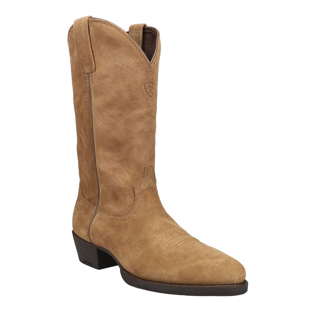 Heritage Embroidered Round Toe Pull On Cowboy Boots - SundialHeritage Embroidered Round Toe Pull On Cowboy Boots