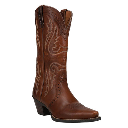 Heritage Embroidery Snip Toe Cowboy Boots - SundialHeritage Embroidery Snip Toe Cowboy Boots