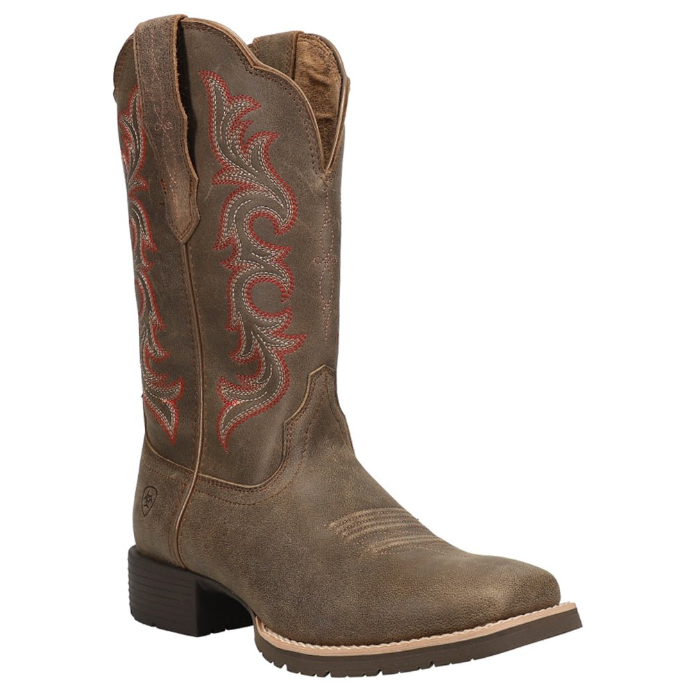Hybrid Rancher StretchFit Embroidered Square Toe Cowboy Boots - SundialHybrid Rancher StretchFit Embroidered Square Toe Cowboy Boots