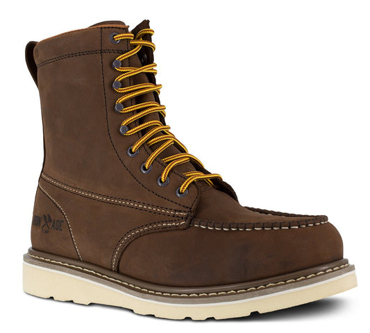 Iron Age Men's 8 Inch Reinforcer ST Wedge Brown – product image