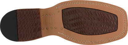 Justin Men's Bent Rail Caddo Copper Brown Western Boots BR740