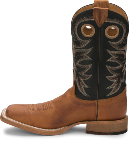 Justin Men's Bent Rail Caddo Copper Brown Western Boots BR740