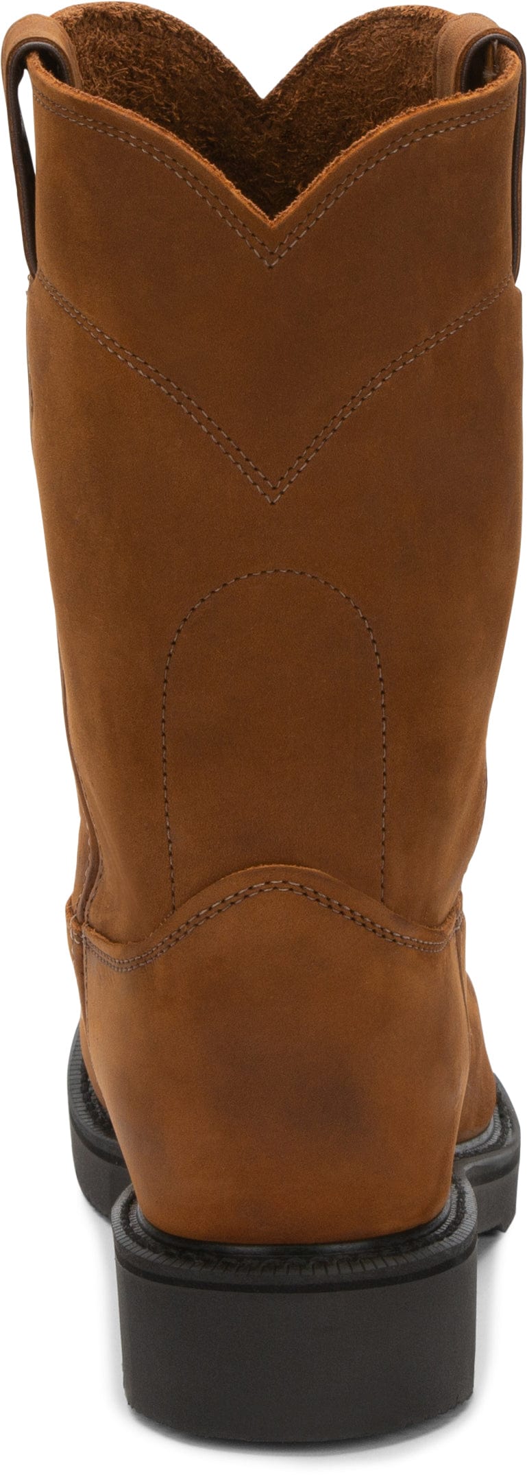 Justin Men's Conductor Hazel Brown Round Toe Work Boots 4760