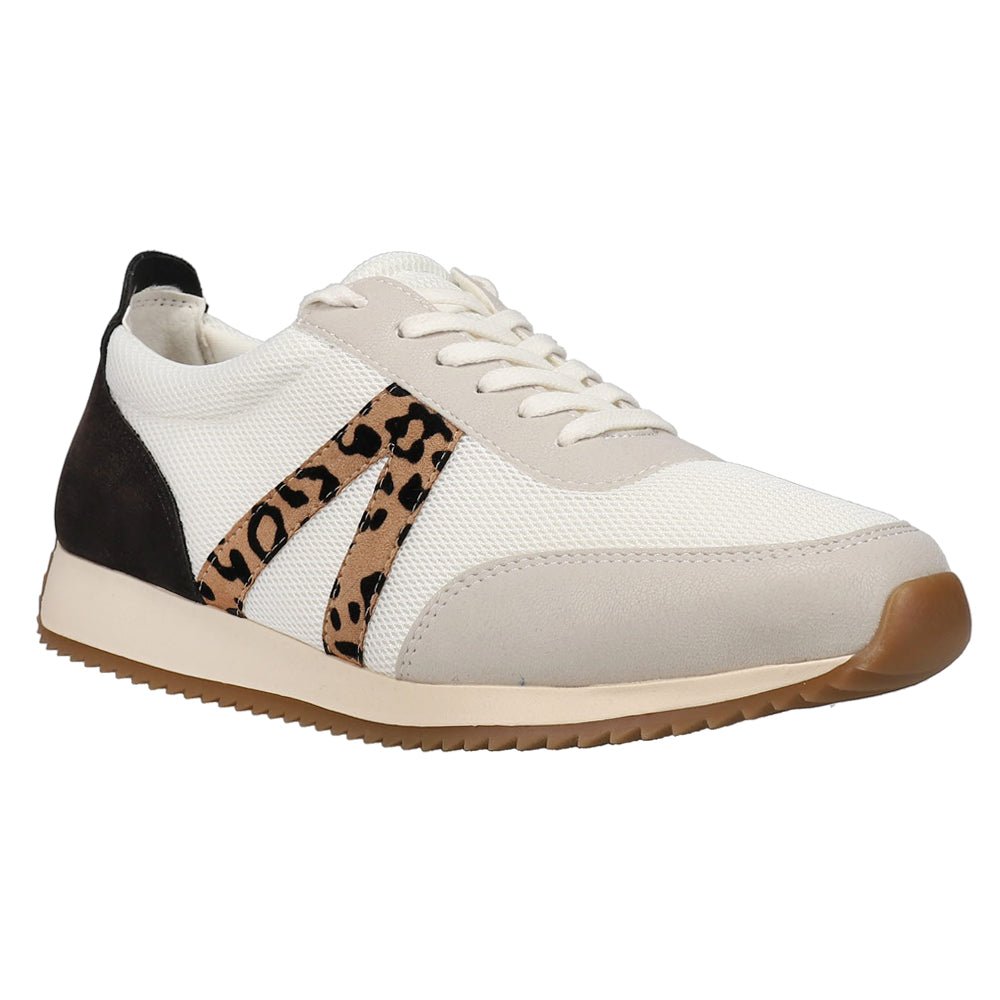 Kable Leopard Print Lace Up Sneakers - SundialKable Leopard Print Lace Up Sneakers