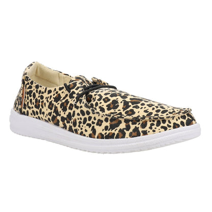 Kayak Leopard Slip On Boat Shoes - SundialKayak Leopard Slip On Boat Shoes