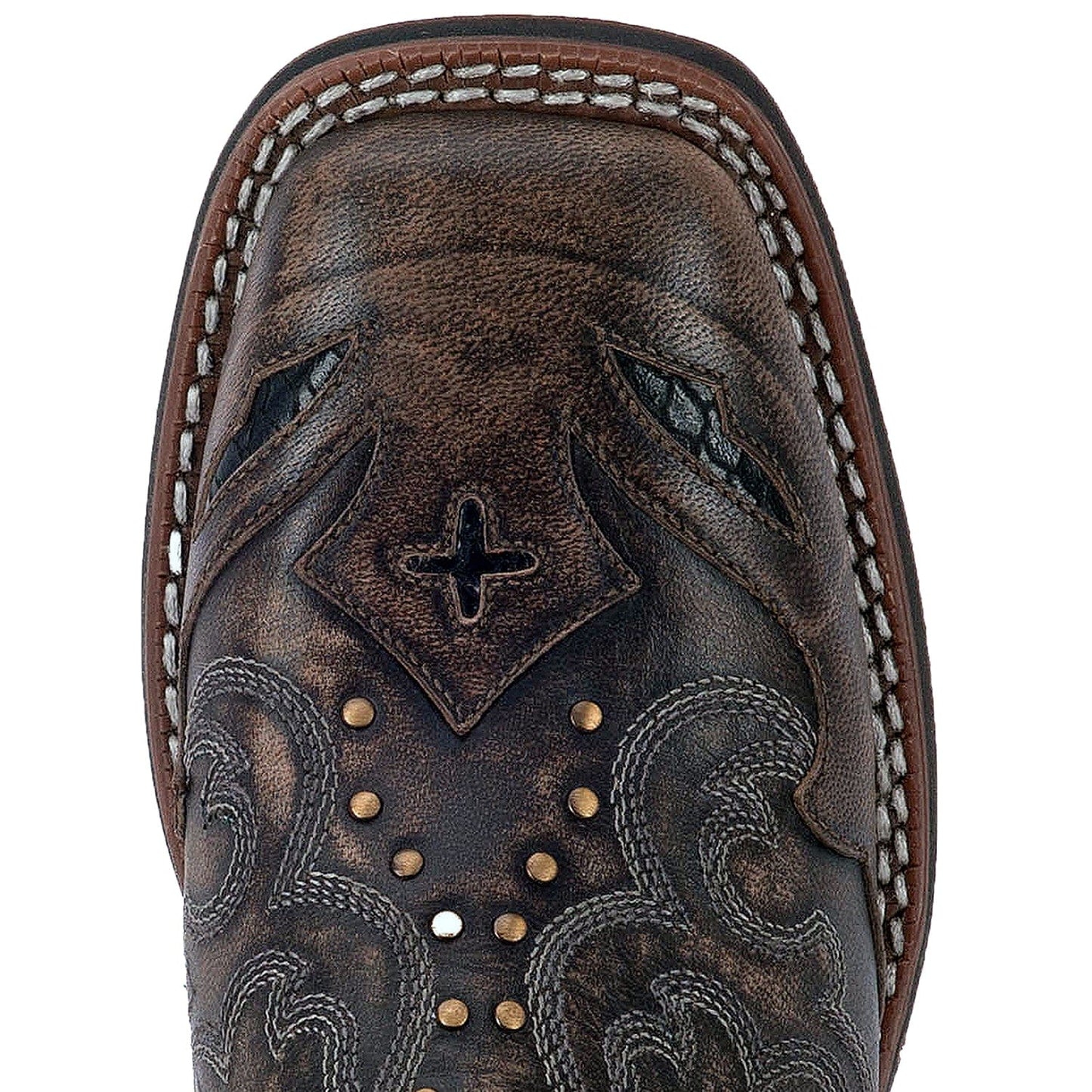 Laredo Women's Spellbound Black Leather Cowgirl Boots 5660
