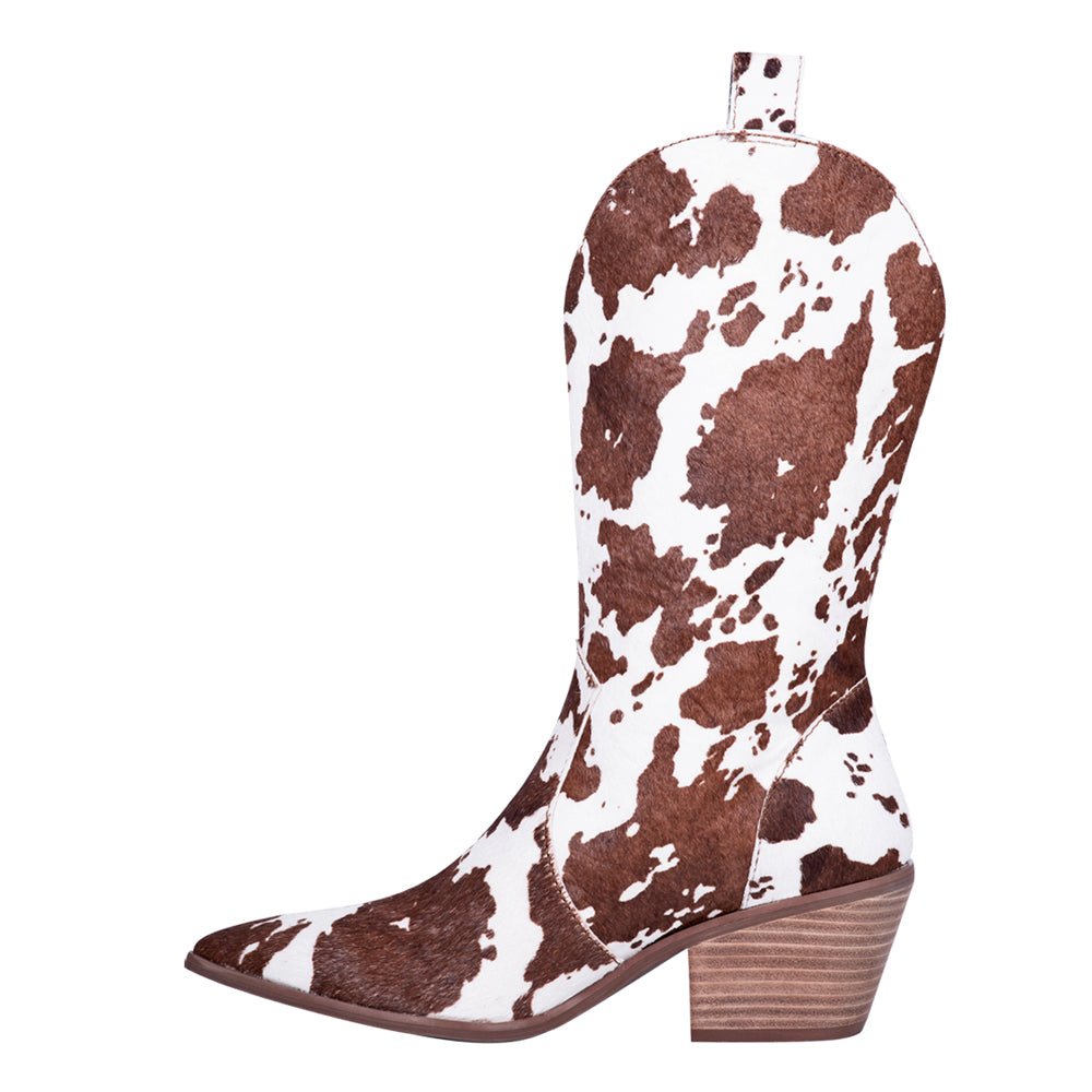 Live A Little Cow Pointed Toe Cowboy Boots - SundialLive A Little Cow Pointed Toe Cowboy Boots