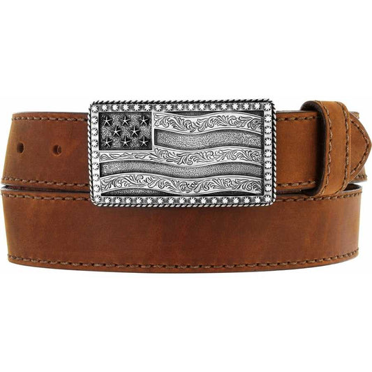 Justin Men's Flying High Leather Belt C12685