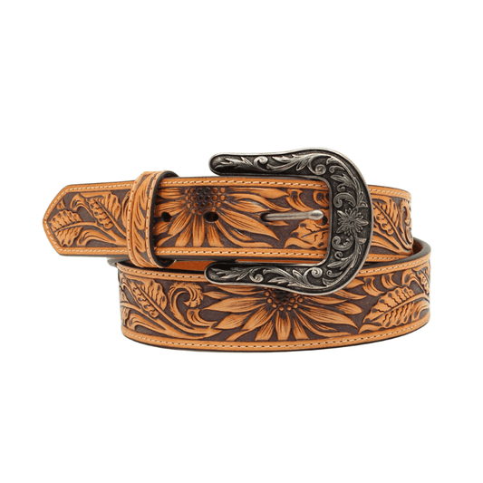 Nocona Women's Sunflower Embossed Patterned Belt N320001608