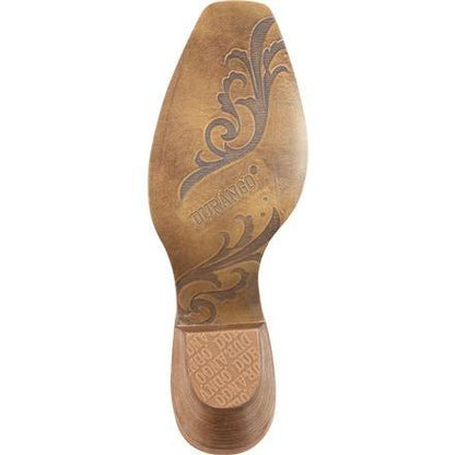 Durango Women's Crush Flag Accessory Brown Snip Toe Cowgirl Boots - DRD0208