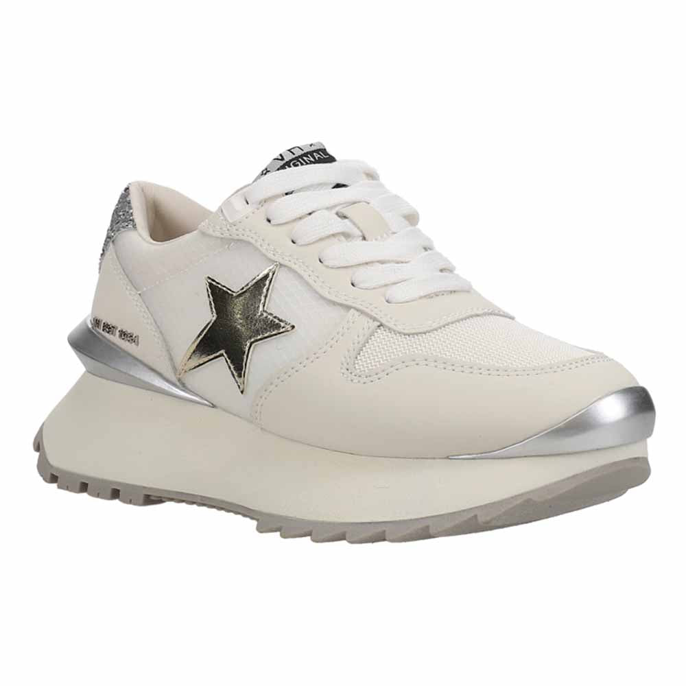 Major Metallic Glitter Slip On Platform Sneakers - SundialMajor Metallic Glitter Slip On Platform Sneakers