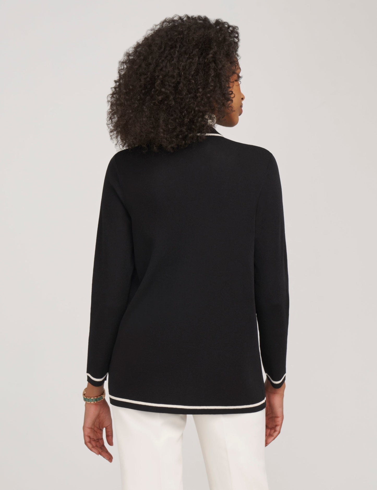 Malibu Cardigan With Tipping